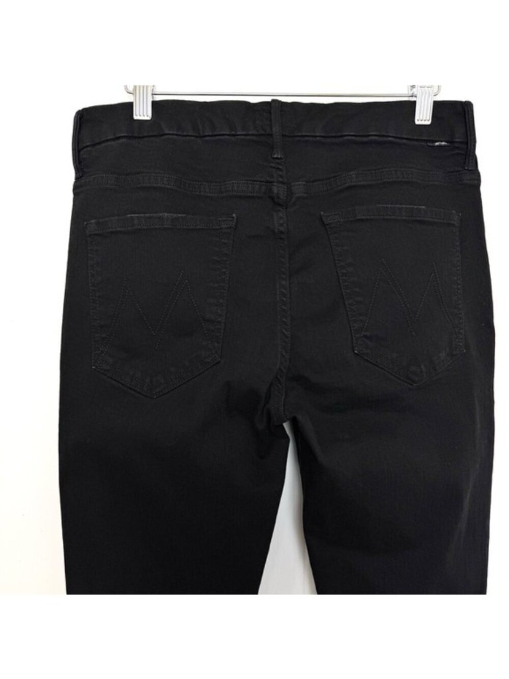 Mother Jeans The Pixie Ankle Fray in Not Guilty Black 31 - Picture 5 of 13